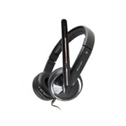 电音DT-2205 耳机 头戴式耳机 立体声耳机（黑色）（硬朗强硕麦克风,可135度自由旋转,拾音清晰）