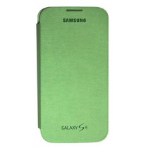 三星（Samsung）手机套手机壳保护套保护壳原装皮套S4/盖世4/I9500/I9508/I959/I9502炫彩（黄绿）