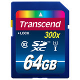 创见（Transcend） SDHC/SDXC UHS-I 300x  45M/s 高速存储卡(64GB)