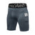 TP男士PRO健身短裤带口袋 运动跑步训练 排汗速干弹力紧身短裤TP8030(纯灰色 L)