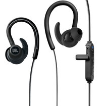JBL Reflect Contour 无线蓝牙运动耳机 入耳/耳挂式线控 手机耳机 通话耳机带麦(黑色)