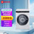西门子（Siemens）10公斤全自动变频滚筒洗衣机 超氧空气洗 除菌除螨 防过敏程序XQG100-WG54C3B0HW白