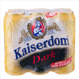 德国进口 恺撒/ Kaiserdom 黑啤酒 500ml*6 (六连包)