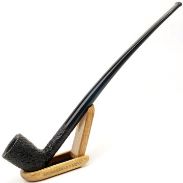 沙芬烟斗savinelli 丘吉瓦登长杆石楠木烟斗p124zm