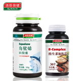 汤臣倍健牌角鲨烯软胶囊 500mg/粒*100粒+维生素B族30粒(黄色)