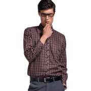 Lesmart/莱斯玛特 新款男装 加绒加厚保暖商务休闲男长袖衬衫 SW13387(咖啡色 43)