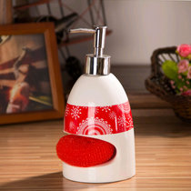 普润 炫彩时尚洗手液瓶 压液瓶陶瓷卫浴 创意分装沐浴露瓶
