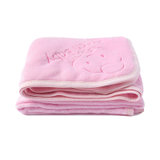 棉果果新生婴儿多功能盖毯毛毯四季用包毯(白色)