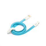 品胜（PISEN）Micro 小面 USB通用 800mm 安卓充电线 手机数据 连接线 80CM长(湖蓝 0.8米标准版)