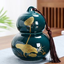 新中式福禄陶瓷葫芦装饰摆件玄关客厅酒柜隔断博古架复古小装饰品