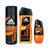 Adidas阿迪达斯男士三件套装喷雾150ML+沐浴露250ML+走珠50ML(能量3件套)