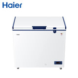 海尔冰柜大容量 零下60-70度超低温冰柜 商用大冷柜 151升《智能电子控温-70度-10度每度可调》(白色 151升)