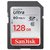闪迪(SanDisk)SDSDUNC-128G-ZN6IN 高速 读取速度80MB/S128GB SD存储卡(计价单位个)
