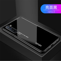 opporeno3手机壳套 OPPO RENO3保护套 oppo reno3 5G版钢化玻璃壳镜面软硅胶全包边卡通渐变壳(图5)