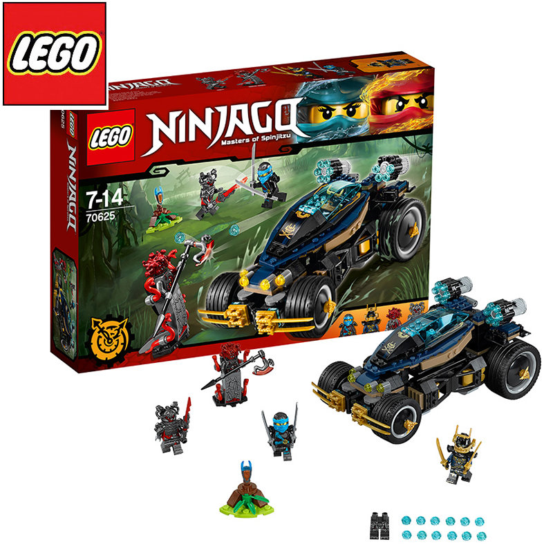 积木拼插乐高legoninjago幻影忍者系列70625武士12连发冲锋车vxl积木