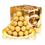 意大利进口 Ferrero/费列罗 榛果威化巧克力T3粒*16条装 600g/盒