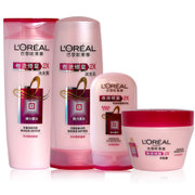 L’OREAL/欧莱雅 卷烫修护洗发水+润发乳+护发膜新品+修护乳