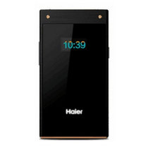 海尔（Haier）M316 移动联通2G GSM 翻盖老人手机 双卡双待 老人机(黑色)