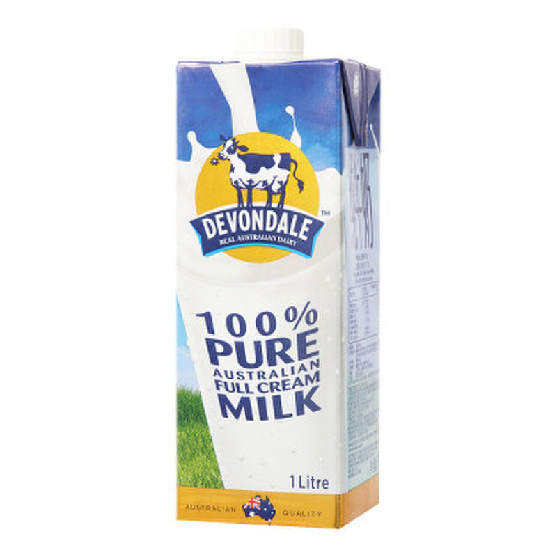 德运devondale 全脂牛奶 纯牛奶 1l