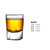 加厚钢化玻璃杯家用啤酒杯杯子八角杯洋酒杯威士忌杯酒吧KTV酒杯(斜纹杯-100ml)
