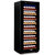 西伯仑XL-168智能恒温红酒柜 茶叶柜 冷藏柜 冰吧展示柜 展示架 黑色 实木层架(黑色暗拉手展架)