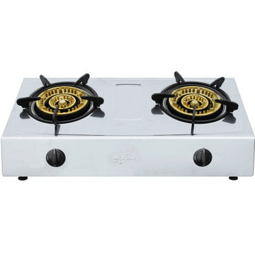 奇田(qitian)jzy-a13-02 台式燃气灶 不锈钢 双炉煤气灶(液化气20y)