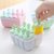 美佳多  厨房塑料自制冰淇淋雪糕模具 带盖冰棍方形DIY棒冰模具冰格冰模(方形绿色)