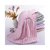 沙滩浴巾经编珊瑚绒毛巾浴巾水纹浴巾水纹毛巾(粉色)