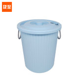 及至 JZ1004茶水垃圾桶(23.5*18.5*26cm) 8L (蓝色)(蓝色)