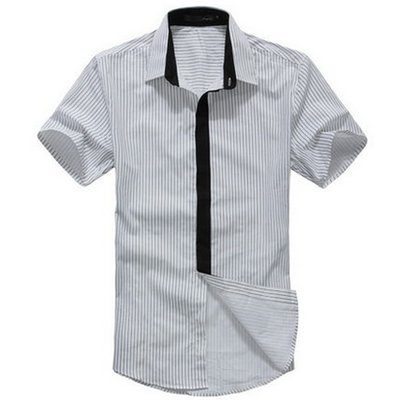 Bebeeru衬衫推荐：男装新款夏装短袖衬衣时尚休闲衬衫