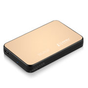 科硕 /KESU K104移动硬盘盒子 USB3.0 笔记本硬盘盒 串口2.5英寸SSD固态 机械硬盘盒(金色)