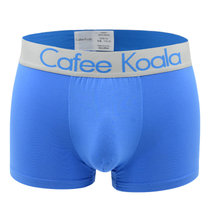 Cafee Koaia男士内裤男平角裤青年莫代尔裤头CK6956独立盒装(粉红色 XL)