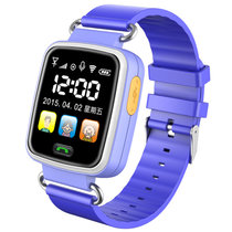 萨发儿童定位手表G37 蓝色 1.44寸触摸大屏计步器带睡眠监测语音聊天安全围拦