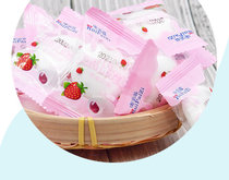 棉花糖夹心蓝莓棉花糖草莓棉花糖休闲小零食(110包)