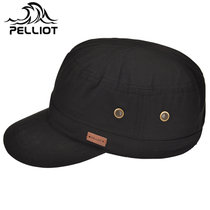 法国pelliot伯希和鸭舌帽男女时尚棒球帽休闲百搭户外帽太阳帽防晒帽  16723402(黑色)