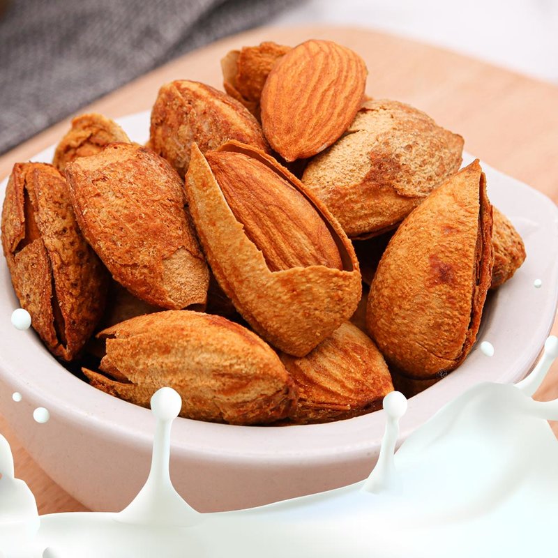 花蜜家巴旦木坚果组合2干果仁休闲零食品混合小吃包装大杏仁清香酥脆