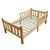 木巴婴儿床实木环保宝宝床童床摇床推床婴儿摇篮床(原木色C442 默认)