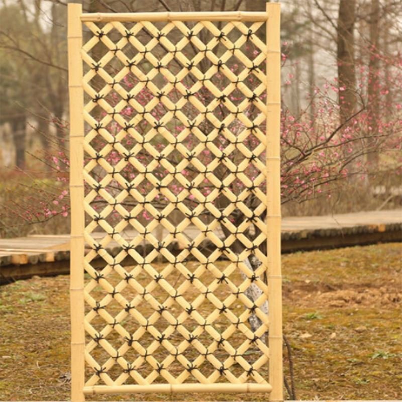 俊采云jcy-t60户外白竹片竹竿竹篱笆栅栏网格护栏庭院花园阳台围栏