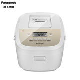 松下（Panasonic）SR-HFT158 IH电磁加热电饭煲多功能烹饪智能双预约保温备长炭内胆 4升(白色 4L)