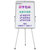 天色 60*90白板支架式移动立式写字板 办公会议磁性儿童画板三脚架（偏远地区不包邮）
