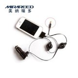 MIRAREED 苹果车载手机充电器 二合一 充电+AUX音频播放 GS-121