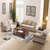 a家家具 美式布艺沙发组合现代简约大小户型田园三人位客厅整装(全套（单人+双人+三人 组合)