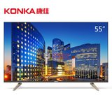 康佳（KONKA）LED55P6U 55英寸64位4K超高清电视 安卓智能平板液晶电视机（黑色）