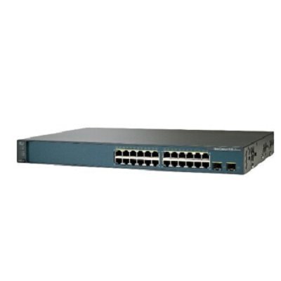 思科（Cisco）WS-C3560V2-24TS-S 24口百兆三层交换机