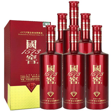 泸州老窖白酒500ml整箱装  国窖1573 (国宝红) 52度