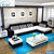 莫忘爱家现代小户型布艺沙发简约客厅可以拆洗转角沙发组合家具(2号色黑色 脚踏0.7*1.0米)
