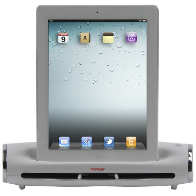 方正（Founder）A1 IPAD专用扫描仪（白色） （简约、小巧的外形设计，重量仅650g，易于携带  iPad移动办公平台）