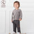 【加绒】男童秋冬款长袖T恤打底衫婴儿童小童宝宝时髦洋气潮1-5岁SW0D161114(110cm 灰色)