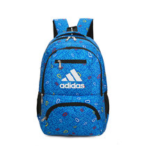 Adidas/阿迪达斯 2017新款 时尚潮流街包 男女 学生书包(天蓝色)