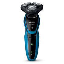 飞利浦（PHILIPS）电动剃须刀 S5000系列 三刀头 全身水洗 干湿两用 刮胡刀 多功能理容 S5077/03(蓝黑色 标配版)